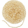 Creativ company jasseron, l: 2 mm, plaqué or, 20 m 1 boîte
