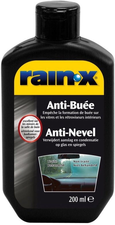 Rain-x anti-condensation 200ml – combat la condensation – effet longue durée – pour voiture et salle de bain – facile à appliquer
