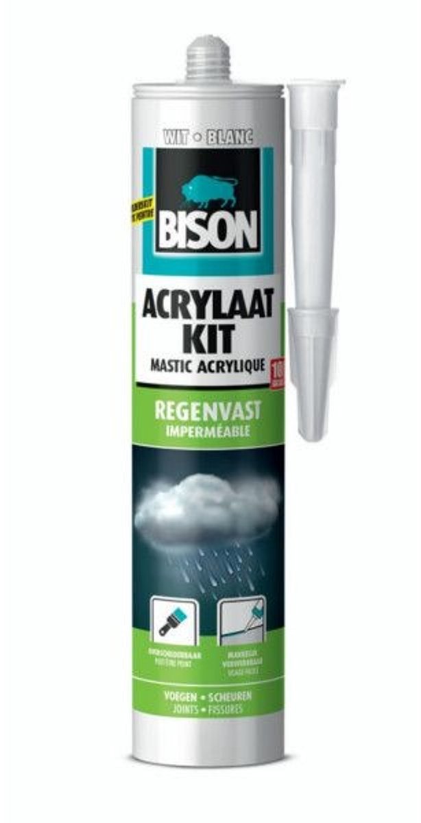 Bison 1029688 - b couleur acrylique imperméable à la pluie poids 310ml | 3 pièces