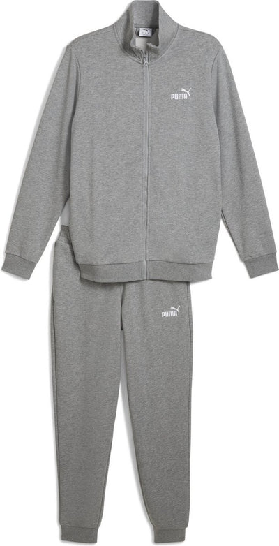 Puma ess sweat suit tr survêtement unisexe - gris moyen chiné