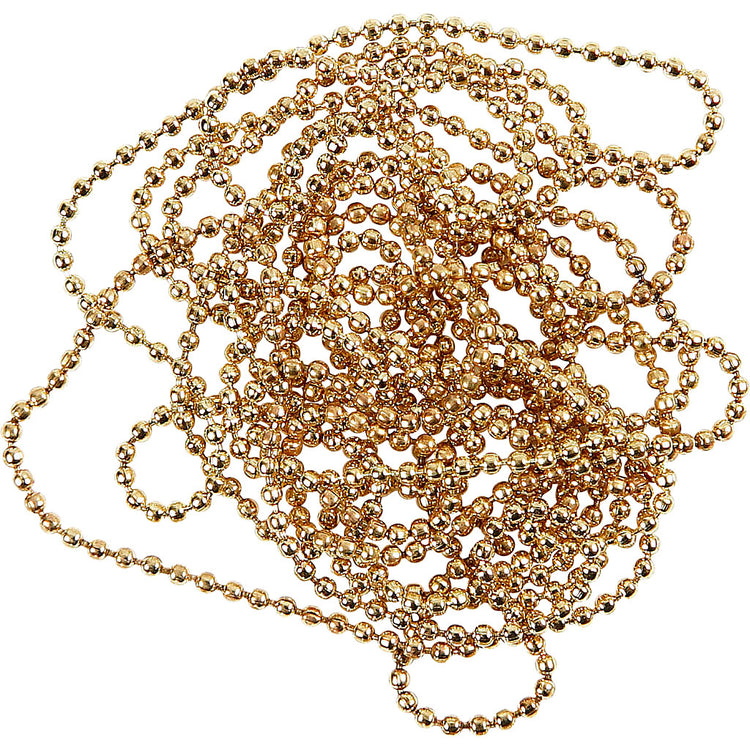 Chaîne à billes Creativ company, d 1,5 mm, plaqué or, 150 cm 1 rouleau
