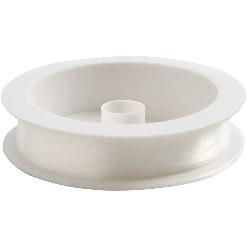 Fil nylon Creativ company, épaisseur 0,25 mm, résistance à la traction : 7,5 kg, 100 m 1 rouleau