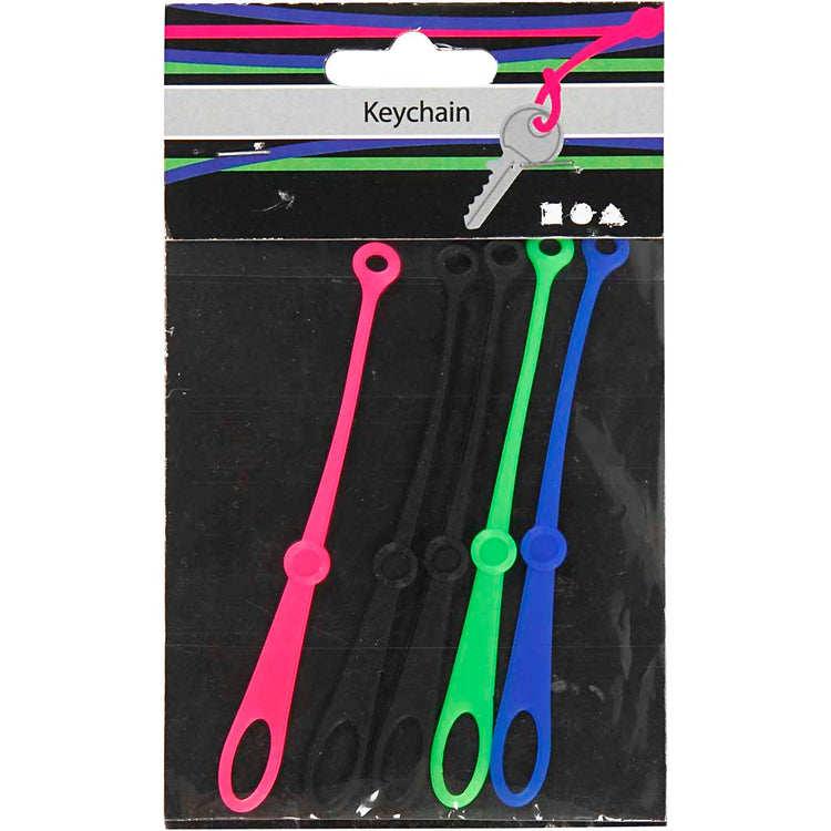Porte-clés Creativ company, l: 10,5 cm, l: 1 cm, 5 pièces 1 boîte