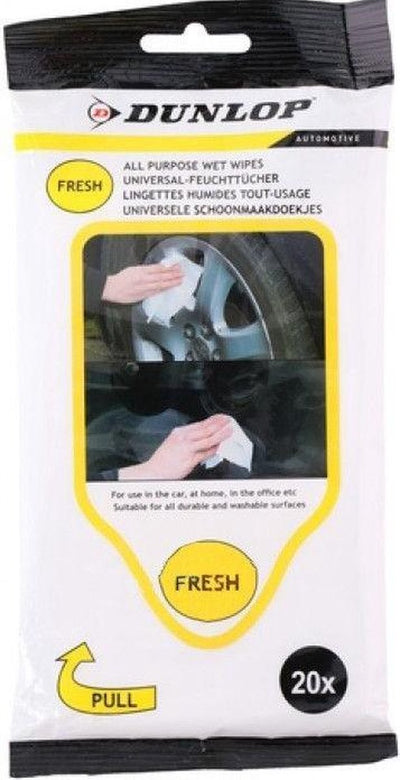Lingettes nettoyantes pour voiture Dunlop