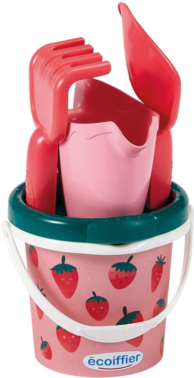 Ecoiffier Strandset Strawberry, 4dlg.