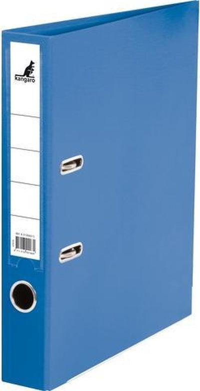 Classeur Kangaro - a4 - 2 anneaux - bleu - largeur dos 50mm - k-3100k135
