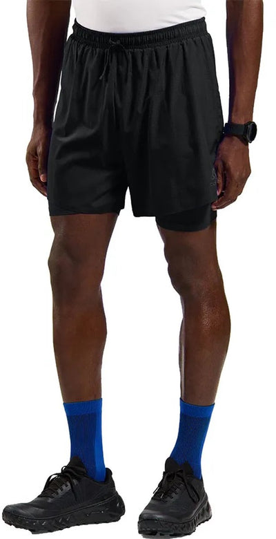 Odlo Zeroweight 5 pouces 2-en-1 short de course 2.0 - hommes - - l