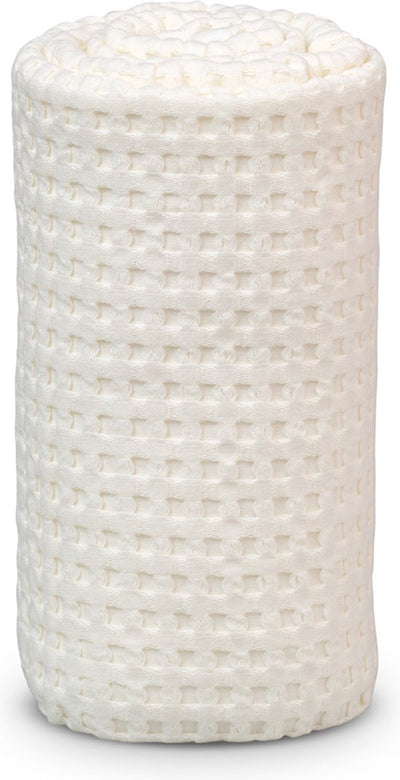 Lulujo - couverture gaufrée - 100x80 cm - blanc