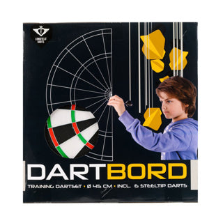 Dart de fléchette engelhart Longfield à double côtés comprenant 6 flèches