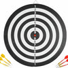 Dart de fléchette engelhart Longfield à double côtés comprenant 6 flèches