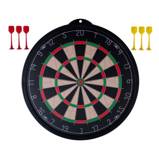 Jeu de fléchettes magnétique double face