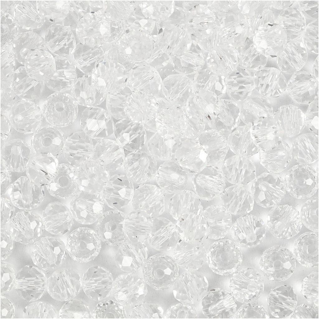 CRÉATIVE FACET FACET Perles Crystal, 100e.