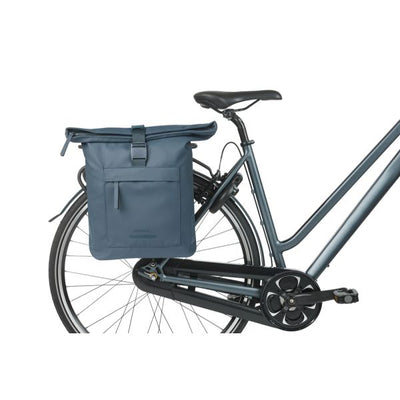 Basil sac de vélo double brooklyn mik 41l 14 x 30 x 37 cm - bleu