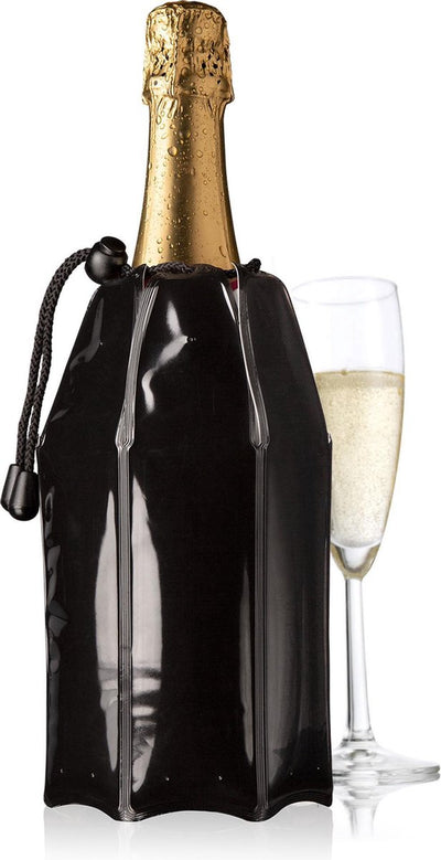 Vacuvin vacu vin seau à champagne actif 1 litre 15,5 x 21,5 cm noir
