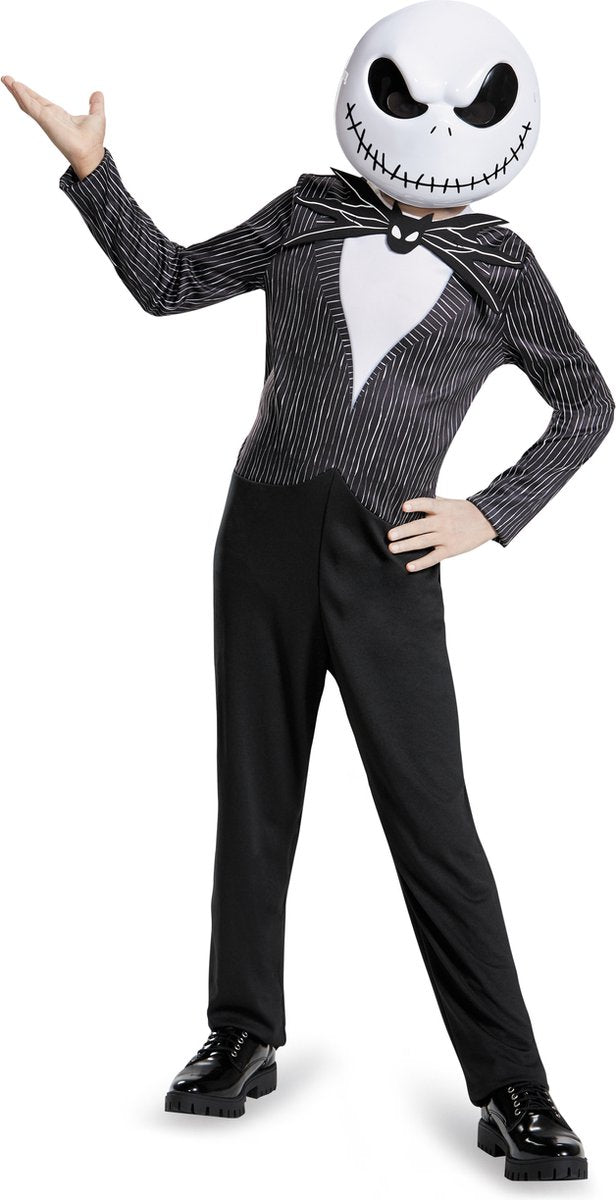 Déguisement Disney - L'Étrange Noël de Monsieur Jack, Jack Skellington Classic Adultes, Taille L XL (42-46), Adultes