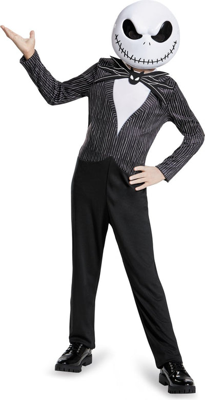 Déguisement Disney - L'Étrange Noël de Monsieur Jack, Jack Skellington Classic Adultes, Taille L XL (42-46), Adultes