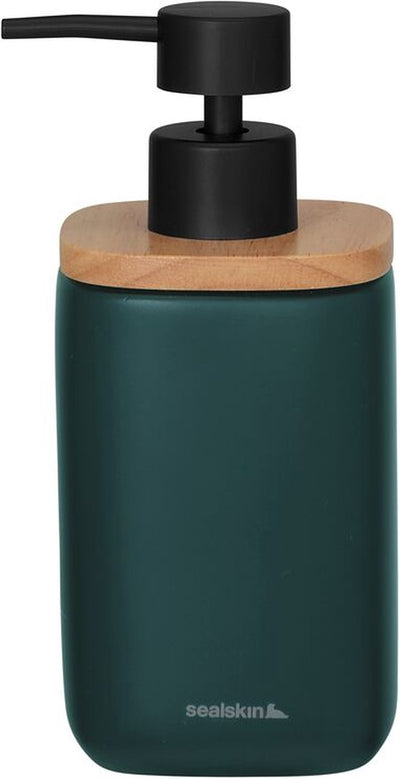 Sealskin mind - distributeur de savon 200 ml sur pied - vert foncé