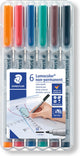 Staedtler lumocolor m stylo non permanent - boîte 6 pcs