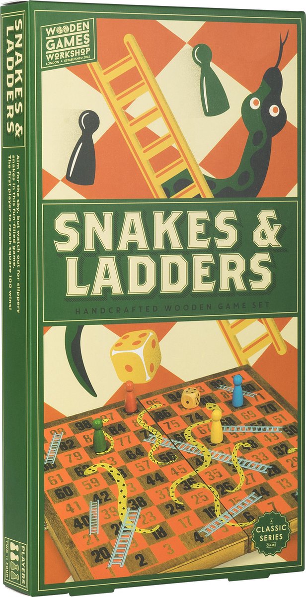 Professeur puzzle serpents échelles - jeu de société serpents et échelles
