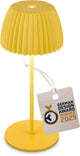 B.k.licht briloner champ mini - mini lampe de table rechargeable - lampe sans fil - dimmable au toucher - pour l'intérieur et l'extérieur - lauréat du prix du design allemand 2025 - jaune citron - ø8,5 x 20cm