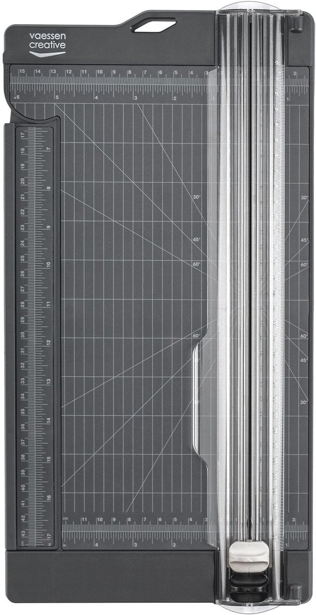 Vaessen creative coupe-papier avec fonction de notation - 15 x 30,5 cm - graphite