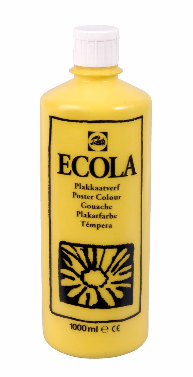 Talens ecola gouache 200 jaune 1000ml