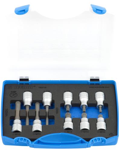 Jeu de douilles multi-dents Unior 1 2 192 15