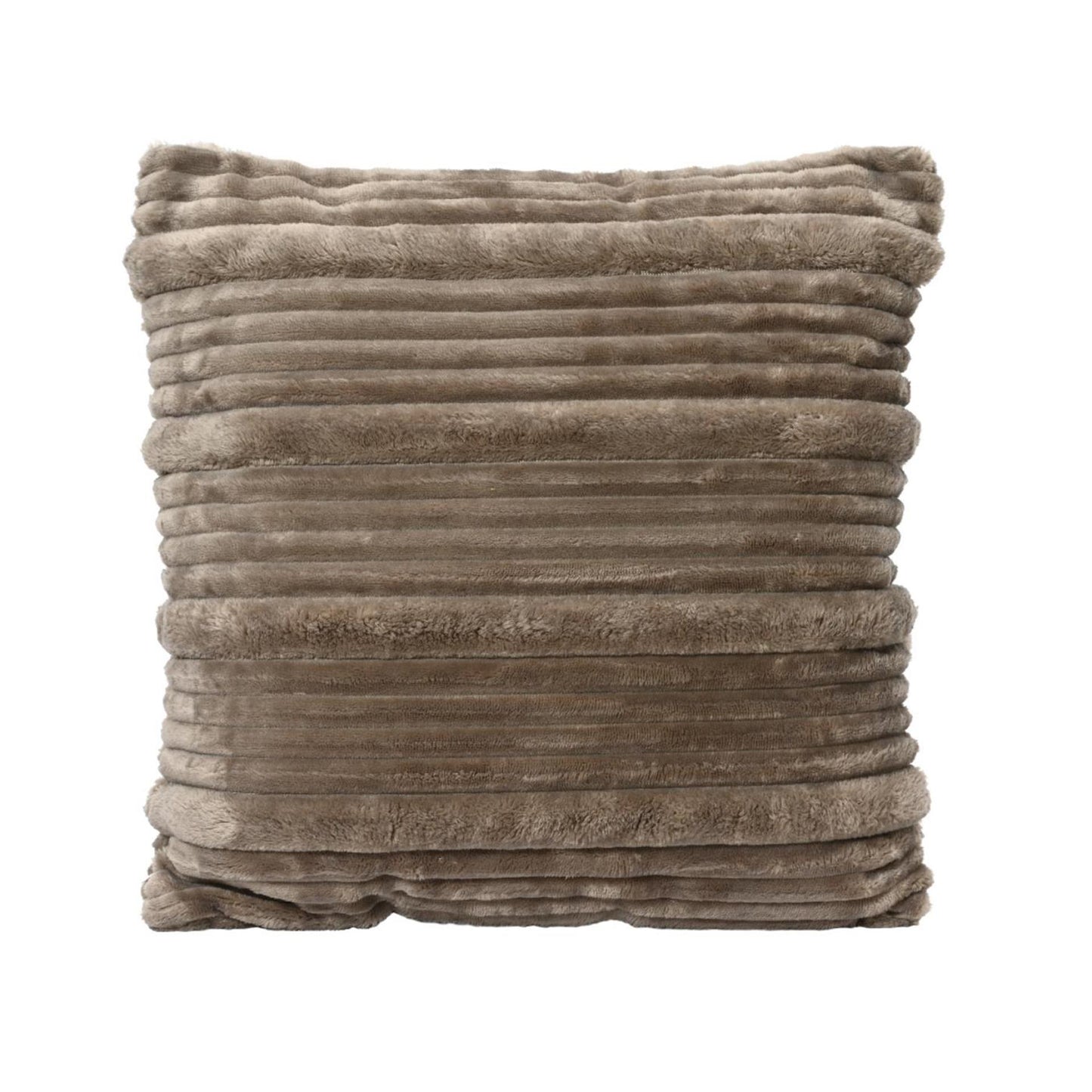 Decoris coussin décoratif polyester gris 45x45cm