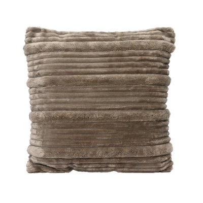 Decoris coussin décoratif polyester gris 45x45cm