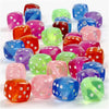 Perles de dés Creativ company, taille 7x7 mm, diamètre du trou 1,5 mm, 105 gr, 125 ml 1 boîte