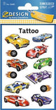 Avery Tattoo Label Z-Design Kids - Pack de 1 planche de voitures
