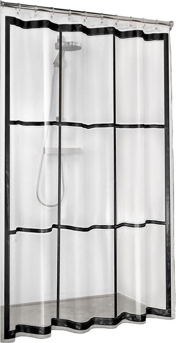 Rideau de douche en peau sceaux sceaux brix transparent