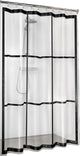 Rideau de douche en peau sceaux sceaux brix transparent