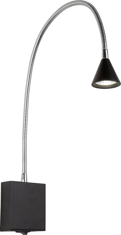 Lucide buddy - applique lampe de chevet - LED - 1x4w 4000k - noir