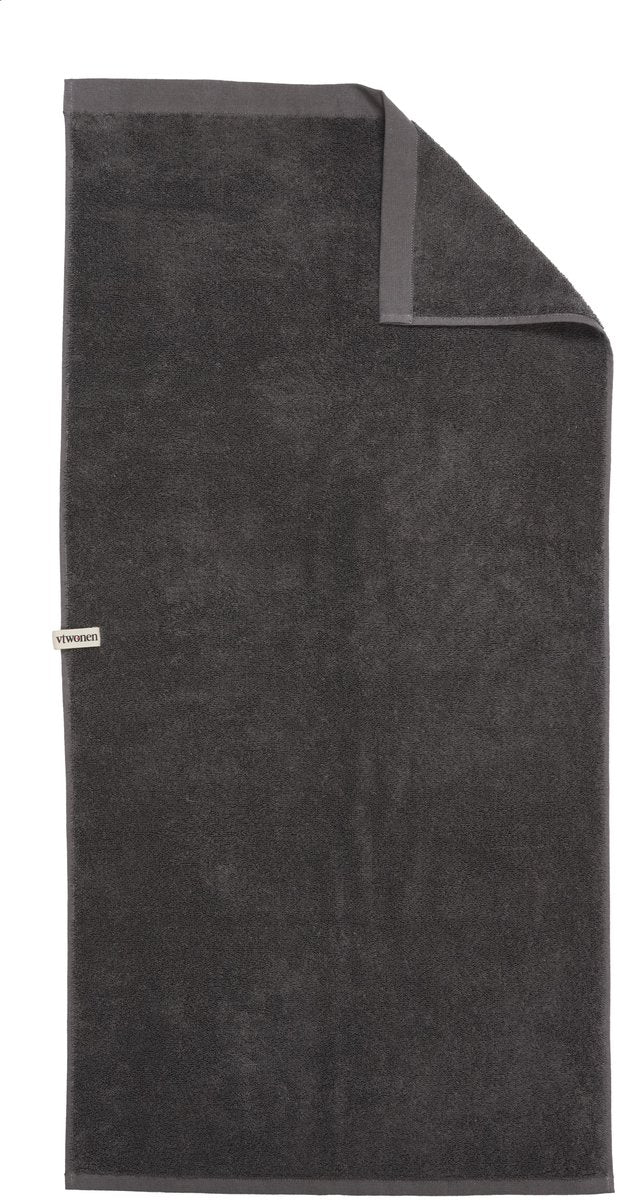 Vtwonen - étreinte douce - serviette de bain - 50x100 cm - anthracite
