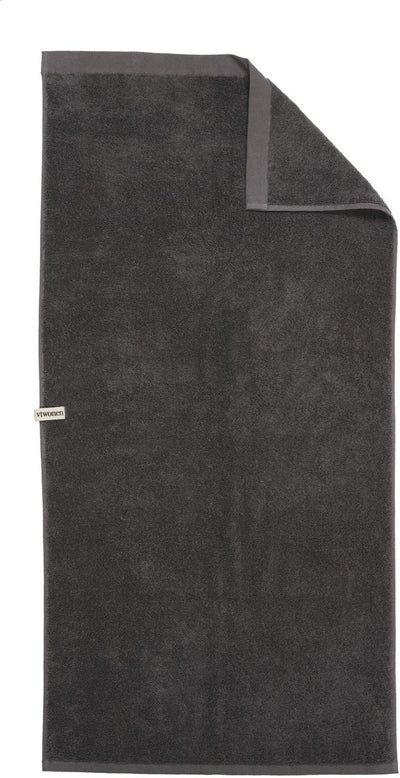 Vtwonen - étreinte douce - serviette de bain - 50x100 cm - anthracite