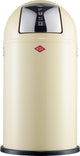 Poubelle pushboy Wesco | 50 litres | métal - amande | poubelle - fabriquée en Allemagne