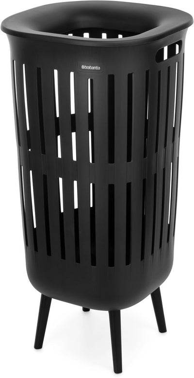 Brabantia panier à linge collect-it hi - avec couvercle - 55 l - noir