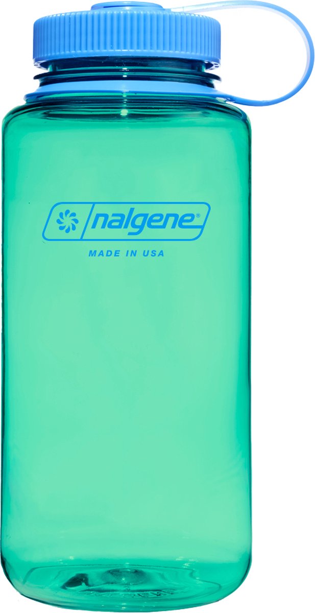 Nalgene - bouteille à large goulot - gourde - bouteille d'eau - étanche - 1000 ml - sans bpa - sustain - vert pastel