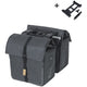 Basil Double Bicycle Bag Urban Dry Mik 50 litres - Charcoal