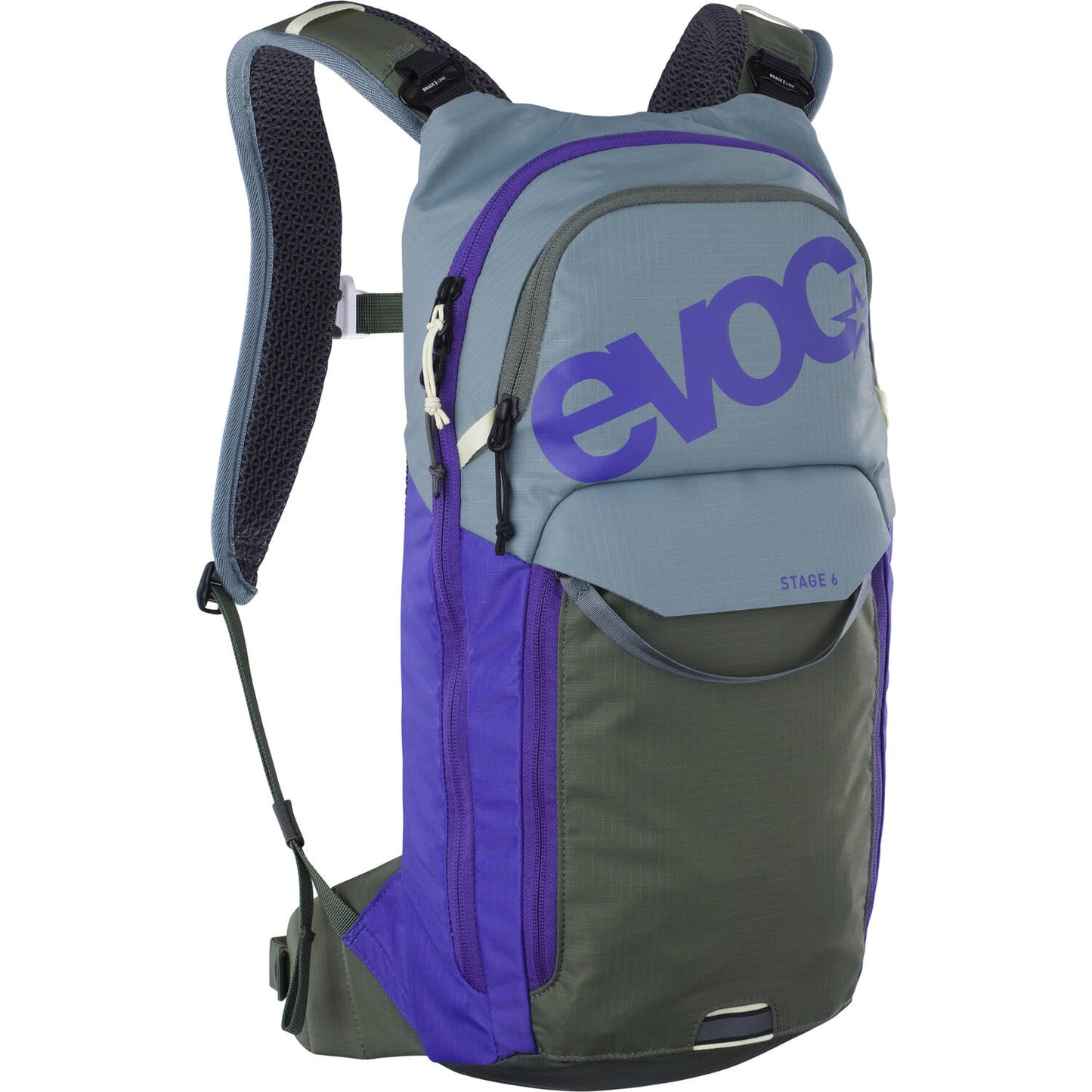 Evoc - stage 6 steel - violet - olive foncé 6l
