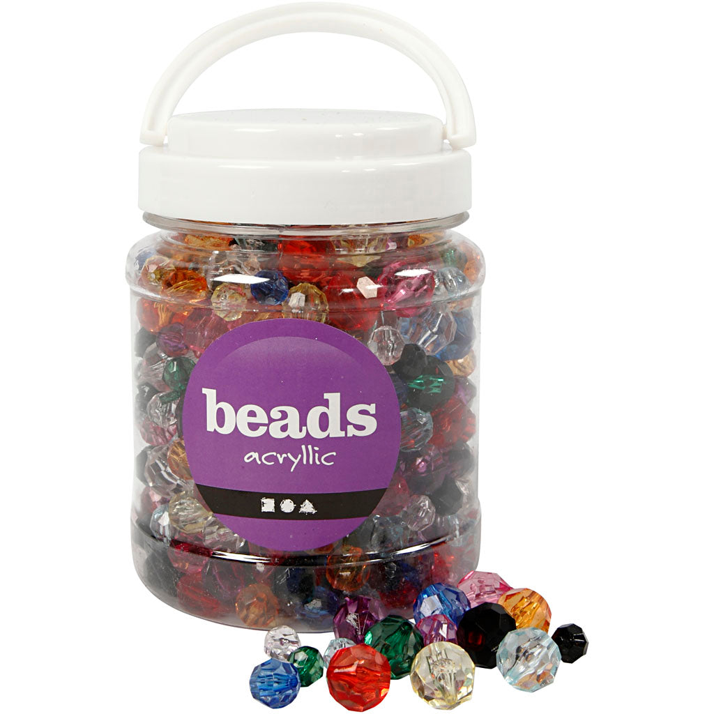 Creativ Company Facet Beads Mix in Operbermer