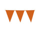 Ligne de drapeau géant Globos orange 10m en plastique
