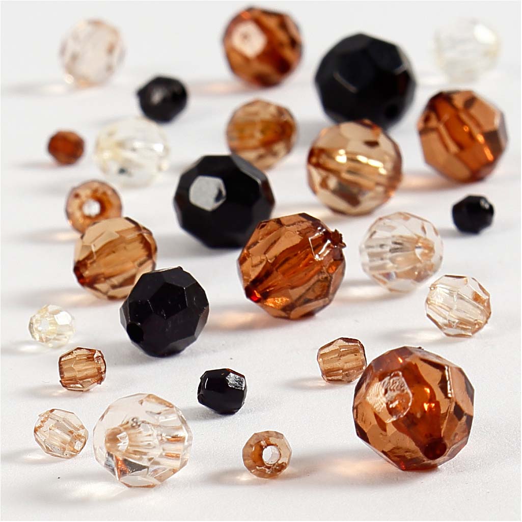Creativ Company Facet Beads Mélanger l'or, 50 grammes