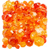 Perles à facettes Creativ Company, taille 4-12 mm, diamètre du trou 1-2,5 mm, env. 860 pièces, jaune (32227), 250 g 1 boîte