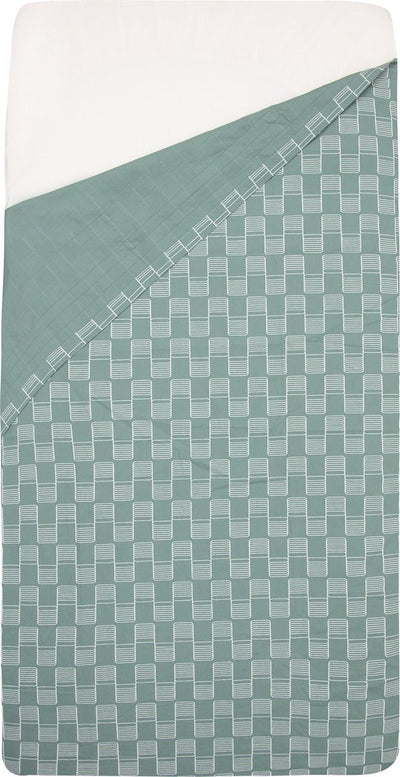 Witlof pour enfants patte de boutonnage tuck-inn 40 x 80 cm rayures collantes