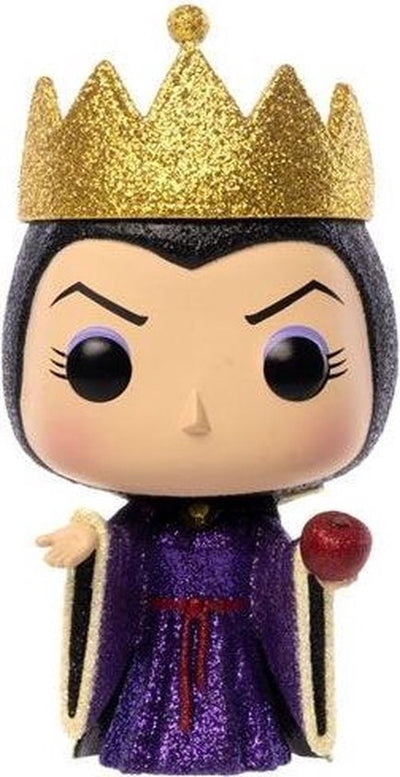 Funko Blanche Neige - Disney Pop ! méchante reine (diamant paillettes) figurine de collection 9 cm - multicolore