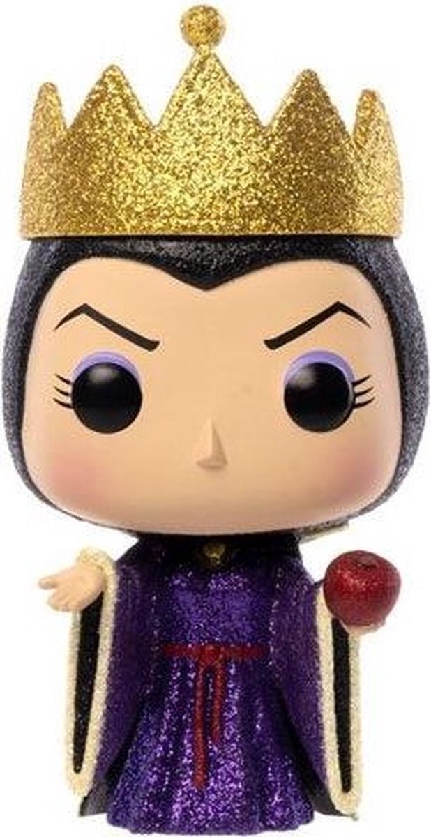 Funko Blanche Neige - Disney Pop ! méchante reine (diamant paillettes) figurine de collection 9 cm - multicolore