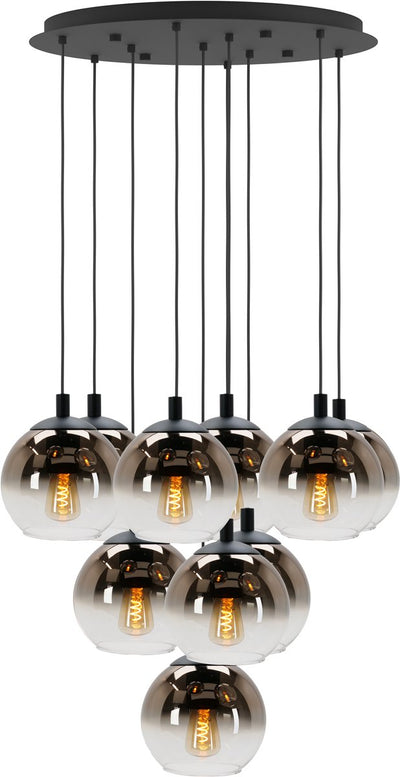 Suspension Eglo ariscani 1 - e27 - ø 65,5 cm - cuivre noir