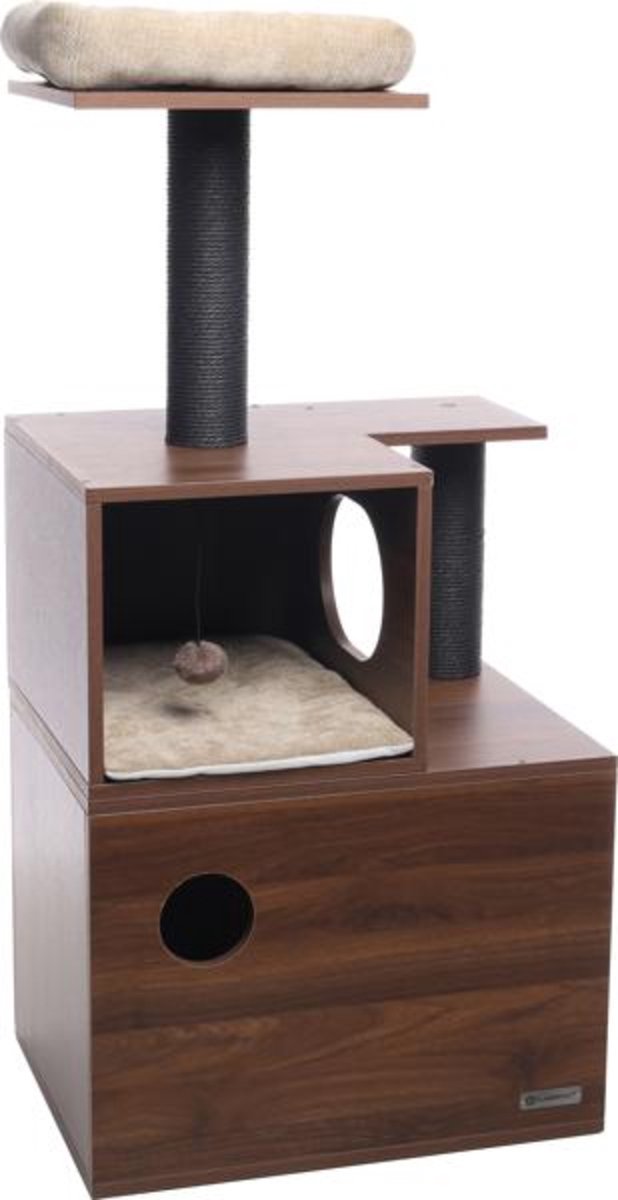 Arbre à chat Flamingo mirabelle marron